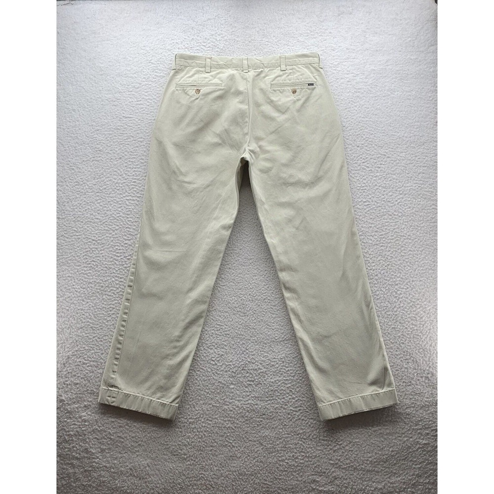 Polo Ralph Lauren Khaki Pants Mens‎ 34x29 (Tag 34x32) Classic Fit Preppy Casual - Picture 3 of 13